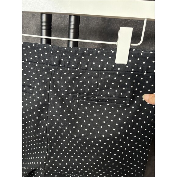 Lauren Ralph Lauren pants women's 10P black white polka dot inseam 26" - Picture 6 of 9